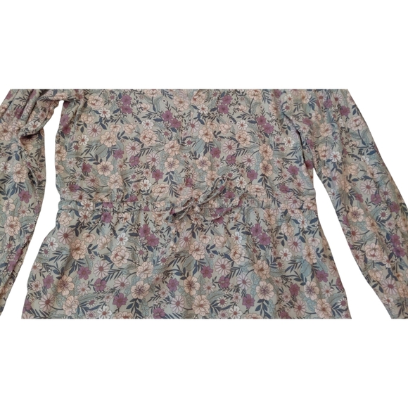 Denver Hayes Multicolor Floral Long Sleeve Dress - Picture 4 of 8